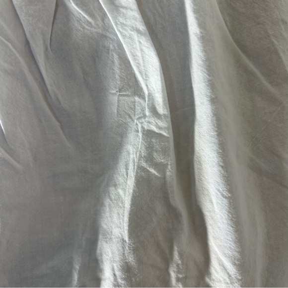 Madewell Embroidered Poplin Puff-Sleeve Cutout Crop Top - Picture 7 of 8